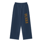 Unisex Striped Pleated Pants