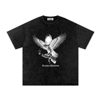 VLNRA | Fractura Silentinum | 250 GSM Snow Wash Tee | White Design