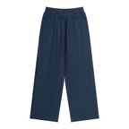 Unisex Striped Pleated Pants