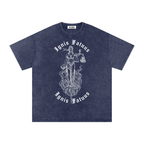 VLNRA | Ignis Fatuus | 250 GSM Snow Wash Tee | White Design