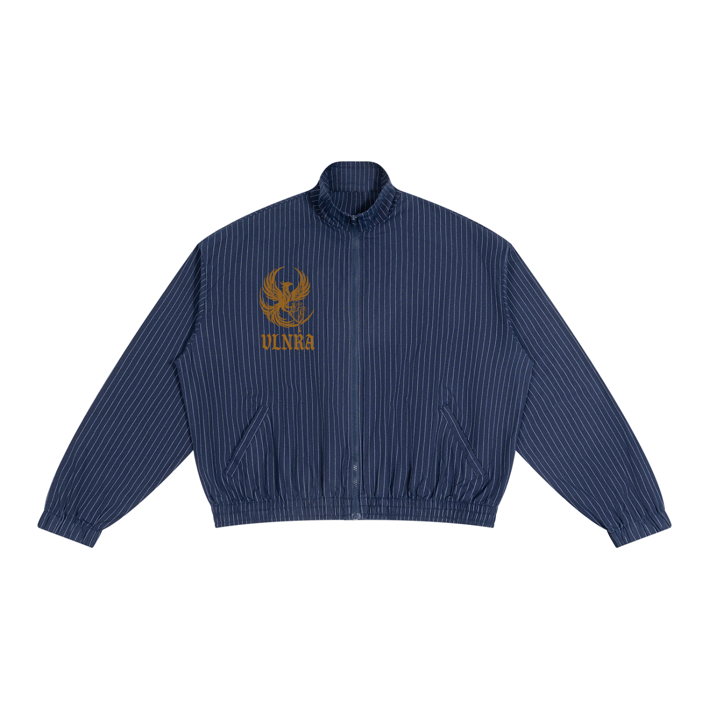 Unisex Striped Full-Zip Track Jacket