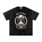 VLNRA | Silent Ledger | 250 GSM Snow Wash Tee | White Design