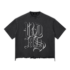 SPECTER | Raw-Hem Boxy Unisex Tee | 340 GSM Snow-Wash Cotton