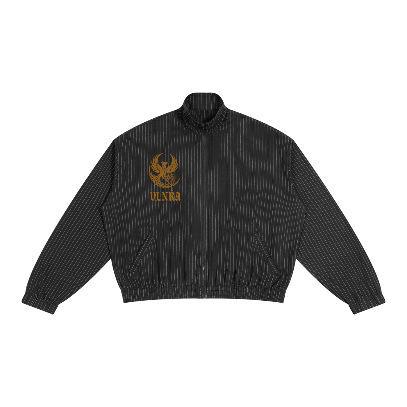 Unisex Striped Full-Zip Track Jacket