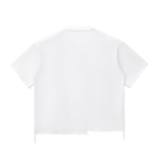 EXORDIUM | Raw-Hem Boxy Unisex Tee | 340 GSM Snow-Wash Cotton