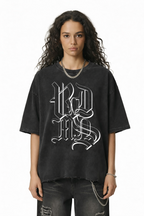 SPECTER | Raw-Hem Boxy Unisex Tee | 340 GSM Snow-Wash Cotton