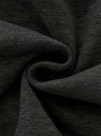 The [ ] / DEFAULT SETTING | Women’s Oversized Heavyweight Fleece Mock-Neck Sweatshirt - BLACK