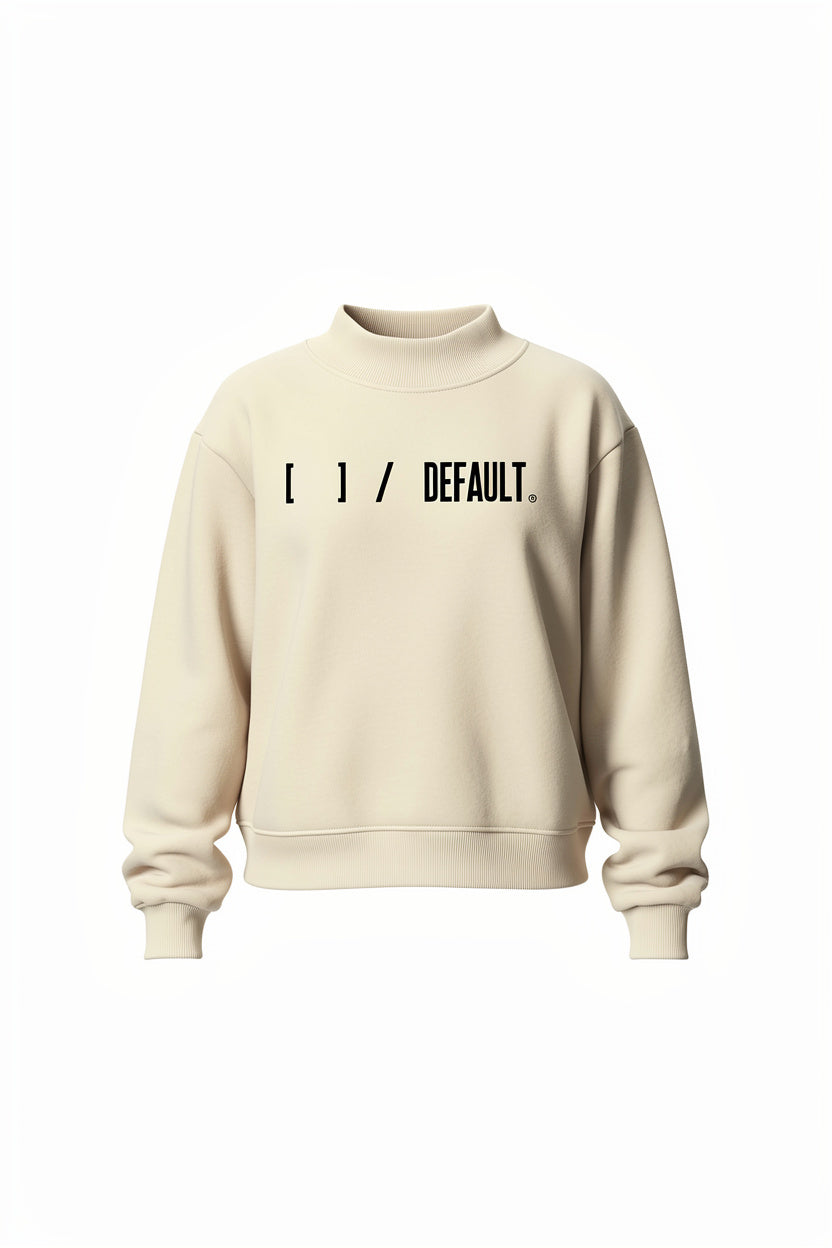 The [ ] / DEFAULT SETTING | Women’s Oversized Heavyweight Mock-Neck Sweatshirt - Colors
