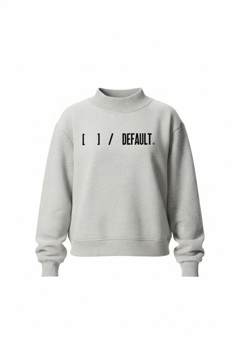 The [ ] / DEFAULT SETTING | Women’s Oversized Heavyweight Mock-Neck Sweatshirt - Colors
