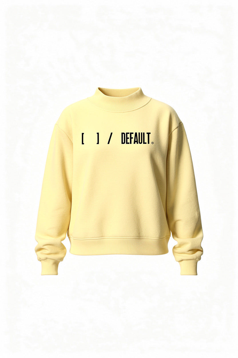 The [ ] / DEFAULT SETTING | Women’s Oversized Heavyweight Mock-Neck Sweatshirt - Colors