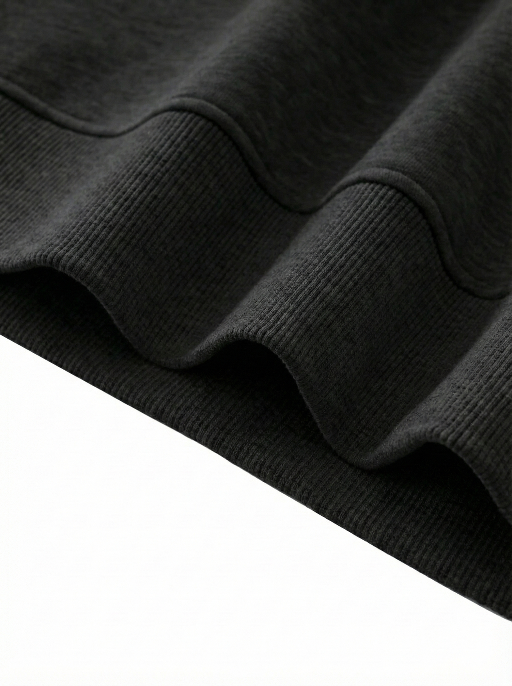 The [ ] / DEFAULT SETTING | Women’s Oversized Heavyweight Fleece Mock-Neck Sweatshirt - BLACK