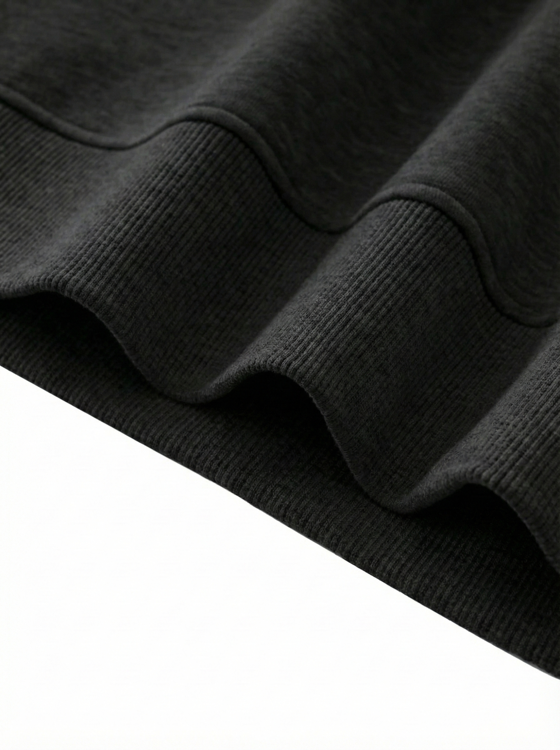 The [ ] / DEFAULT SETTING | Women’s Oversized Heavyweight Fleece Mock-Neck Sweatshirt - BLACK