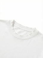 EXORDIUM | Raw-Hem Boxy Unisex Tee | 340 GSM Snow-Wash Cotton