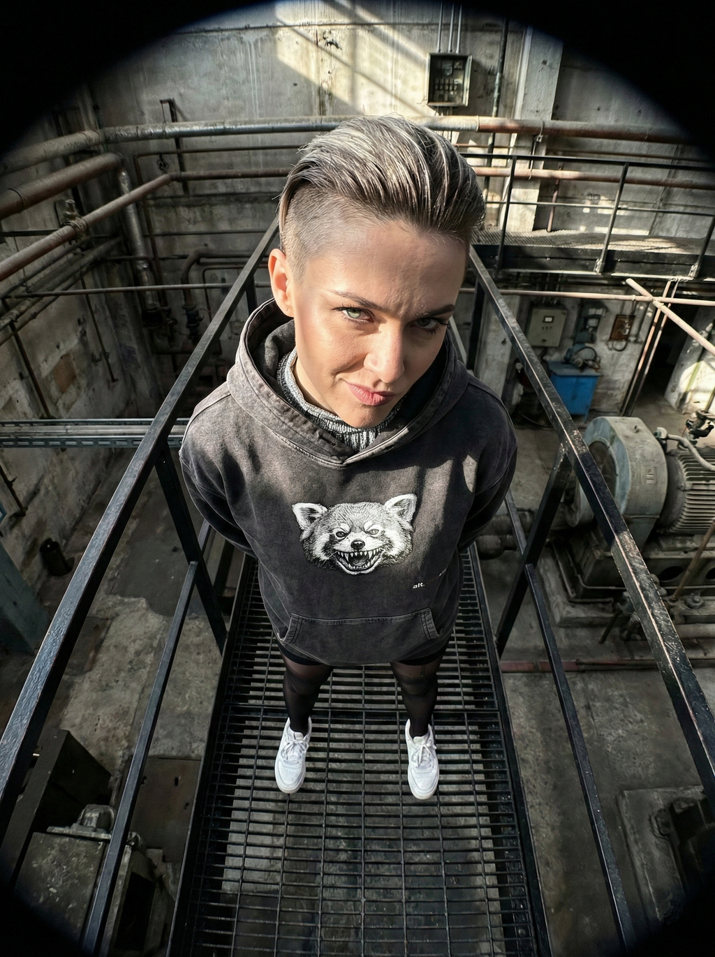 The ALT-ERR-EGO / RED PANDA | Unisex Snow-Washed 420 GSM Hoodie