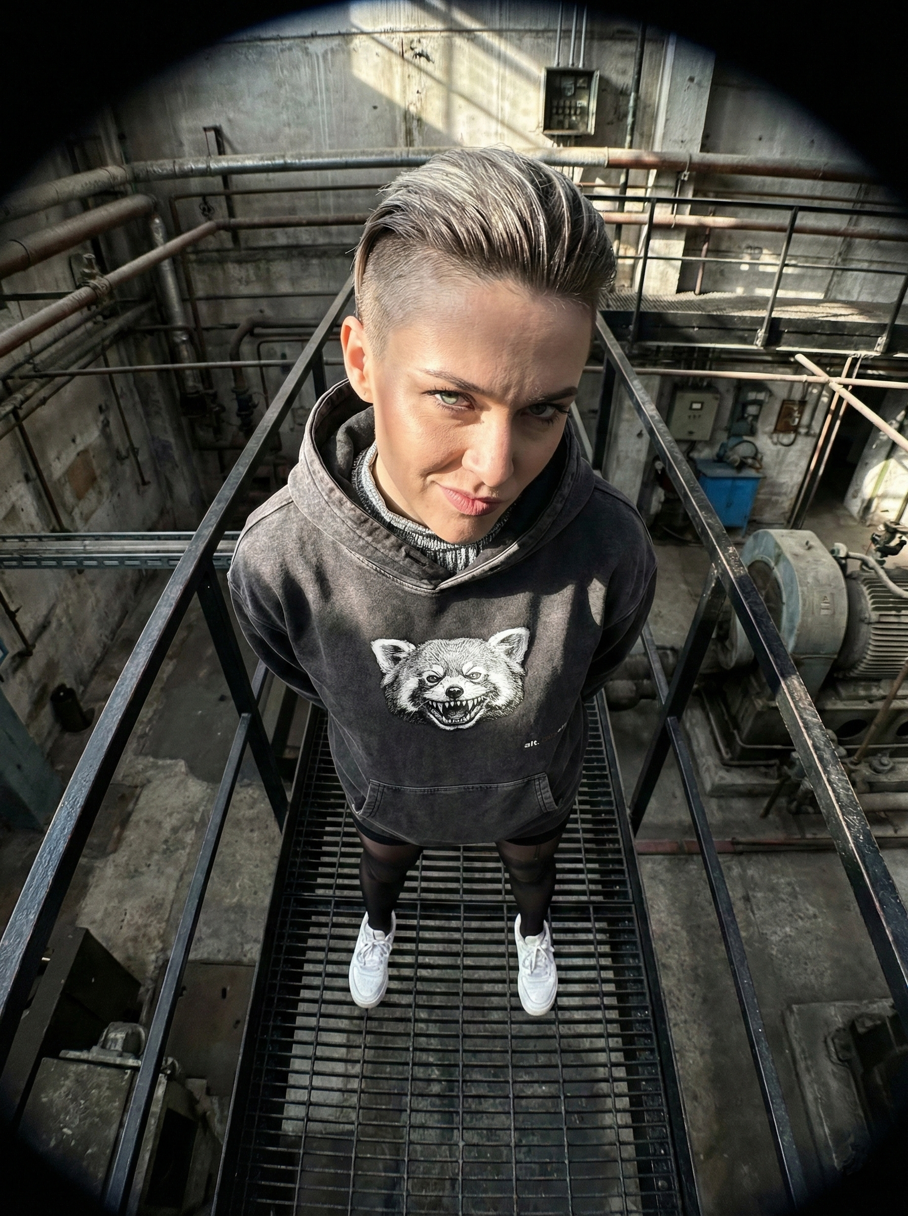 The ALT-ERR-EGO / RED PANDA | Unisex Snow-Washed 420 GSM Hoodie