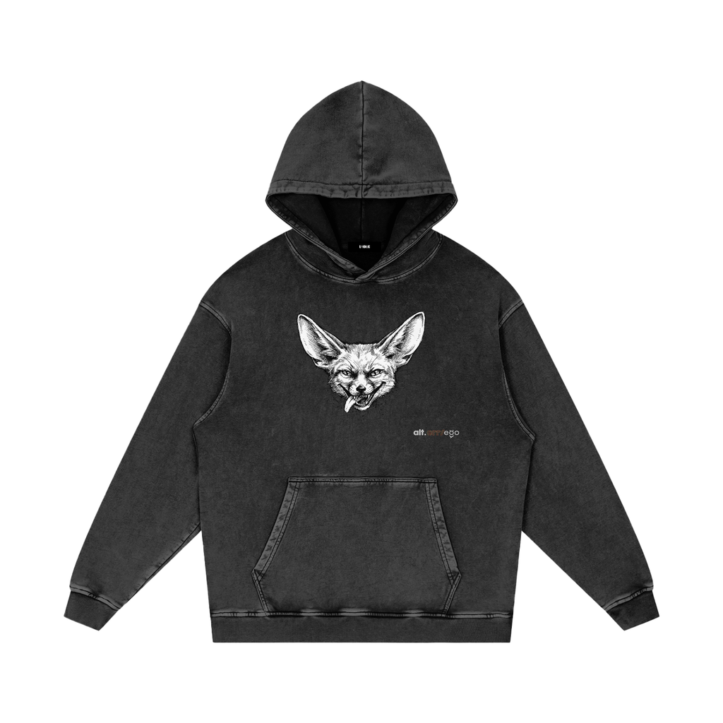 The ALT-ERR-EGO / FENNEC FOX | Unisex Snow-Washed 420 GSM Hoodie