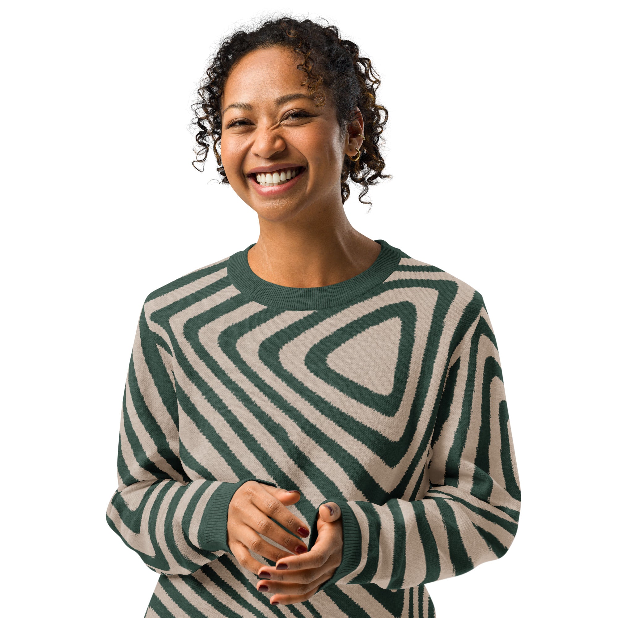 The Perception' Knit Sweater (Coco - Pine) – Unisex – Opulensyea