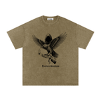VLNRA | Fractura Silentinum | 250 GSM Snow Wash Tee | Black Design