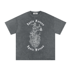 VLNRA | Ignis Fatuus | 250 GSM Snow Wash Tee | White Design