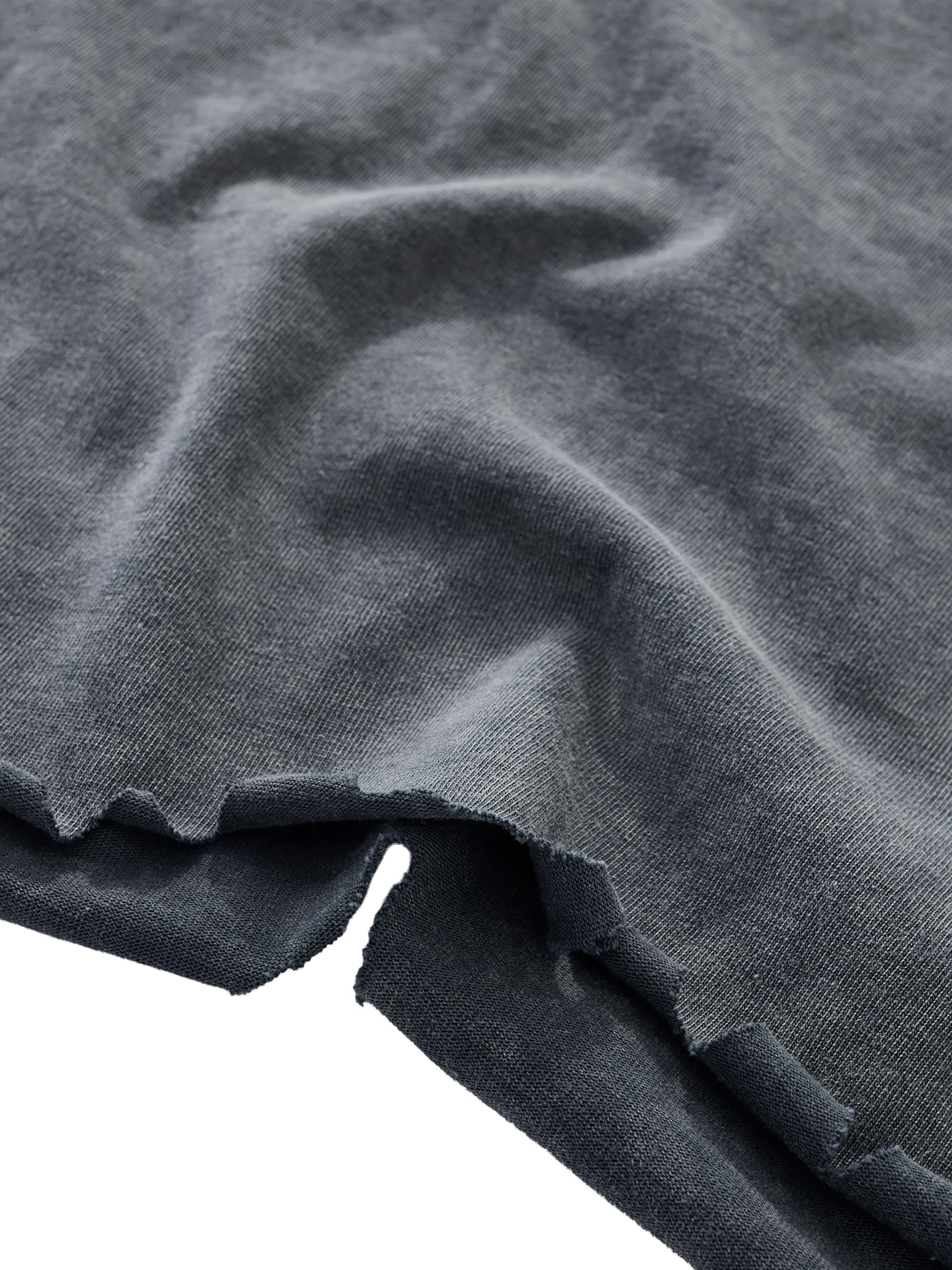 CYRILLIC_ERR | Raw-Hem Boxy Unisex Tee | 340 GSM Snow-Wash Cotton