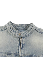 VLNRA | Fractura Silentium | 385 GSM Vintage Wash Zip Denim Jacket