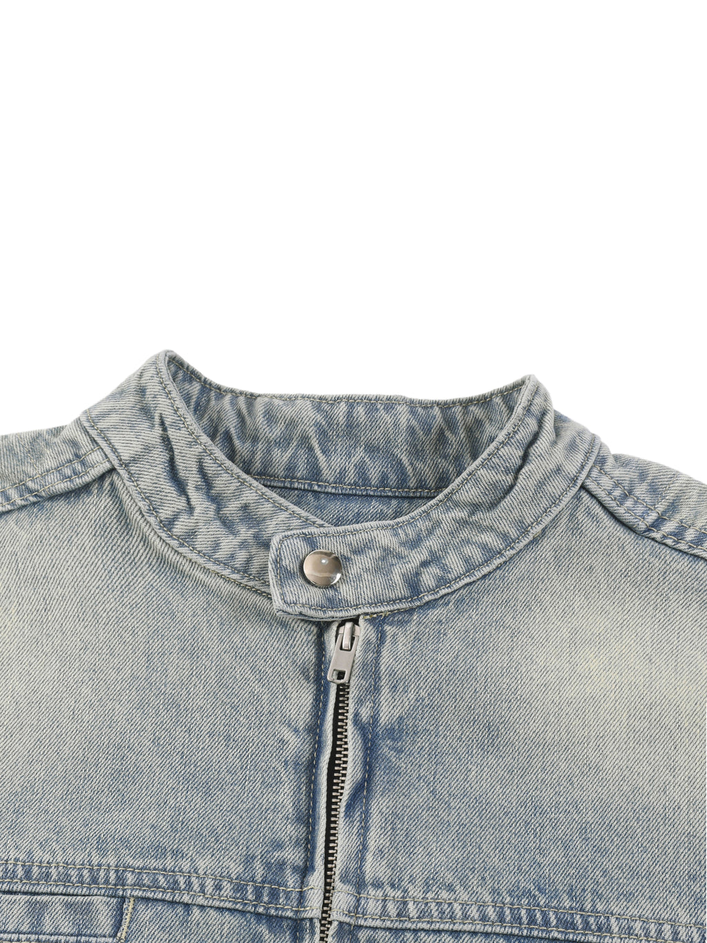 VLNRA | Fortis Fortuna Adiuvat | 385 GSM Vintage Wash Zip Denim Jacket