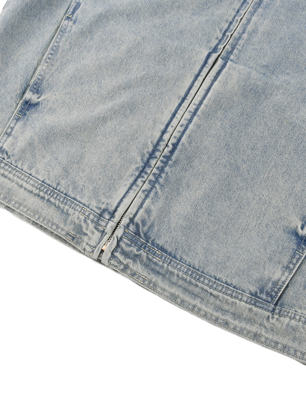 VLNRA | Fractura Silentium | 385 GSM Vintage Wash Zip Denim Jacket