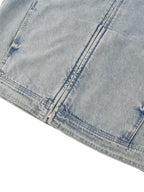 VLNRA | Fractura Silentium | 385 GSM Vintage Wash Zip Denim Jacket