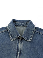 VLNRA | Veritas Aeterna | Heavyweight Zip Denim Jacket | Vintage Wash