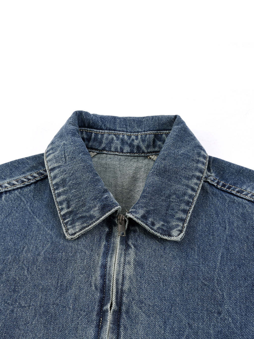 VLNRA | Memento Mori | Heavyweight Zip Denim Jacket| Vintage Wash