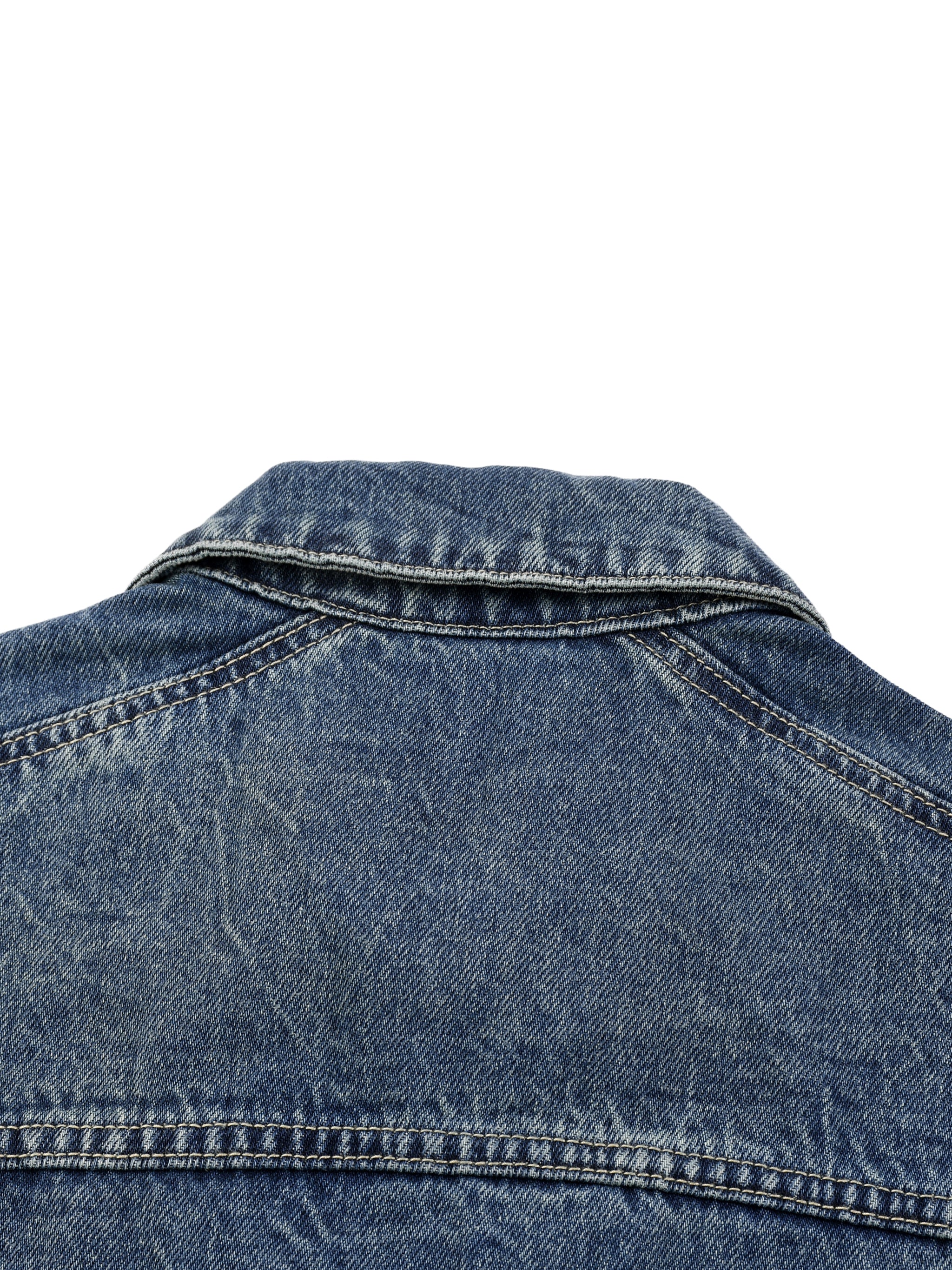 VLNRA | Memento Mori | Heavyweight Zip Denim Jacket| Vintage Wash